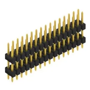 Stiftleiste, 32-polig, RM 2.54 mm, gerade, schwarz, 10057135 Online Kaufen