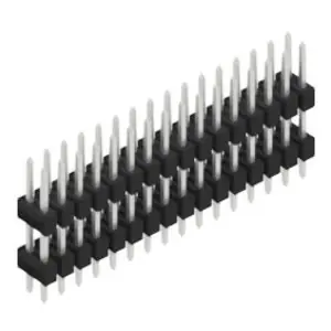 Direktkauf Stiftleiste, 32-polig, RM 2.54 mm, gerade, schwarz, 10057137