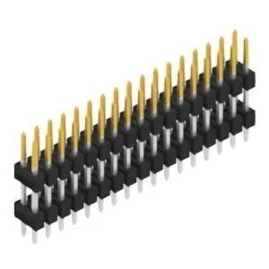 Stiftleiste, 34-polig, RM 2.54 mm, gerade, schwarz, 10057139 Ausverkauf