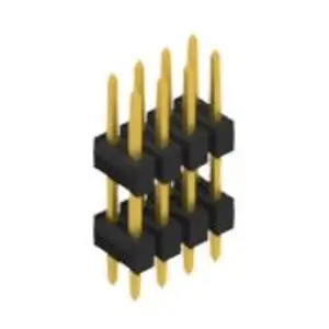 Expressversand Stiftleiste, 8-polig, RM 2.54 mm, gerade, schwarz, 10057106