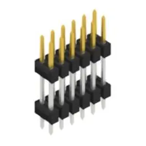 Stiftleiste, 12-polig, RM 2.54 mm, gerade, schwarz, 10057176 Nur Für Kurze Zeit