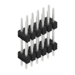 Wochenendangebot Stiftleiste, 12-polig, RM 2.54 mm, gerade, schwarz, 10057177