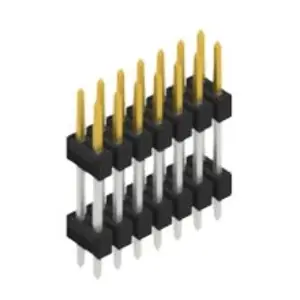 Letzte Chance Stiftleiste, 14-polig, RM 2.54 mm, gerade, schwarz, 10057179