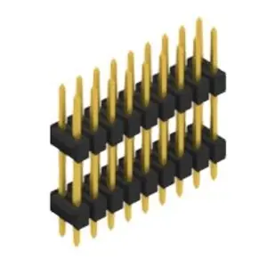 Stiftleiste, 18-polig, RM 2.54 mm, gerade, schwarz, 10057184 Finale Aktion