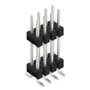 Sichere Zahlung Stiftleiste, 8-polig, RM 2.54 mm, abgewinkelt, schwarz, 10052184