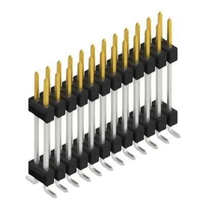 Direkt Vom Hersteller Stiftleiste, 24-polig, RM 2.54 mm, abgewinkelt, schwarz, 10052323