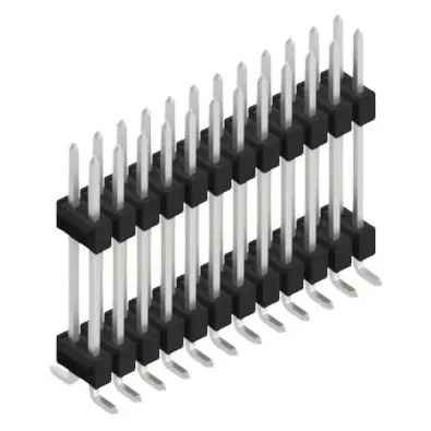Direktkauf Stiftleiste, 24-polig, RM 2.54 mm, abgewinkelt, schwarz, 10052324