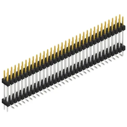 Stiftleiste, 66-polig, RM 2.54 mm, abgewinkelt, schwarz, SL16SMD18266SP Solange Der Vorrat Reicht