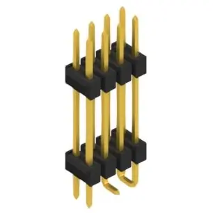 Direktkauf Stiftleiste, 8-polig, RM 2.54 mm, abgewinkelt, schwarz, 10052273