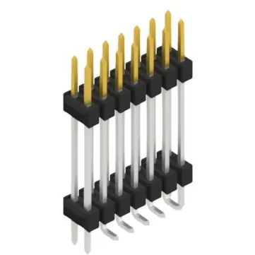 Online Kaufen Stiftleiste, 14-polig, RM 2.54 mm, abgewinkelt, schwarz, 10052382