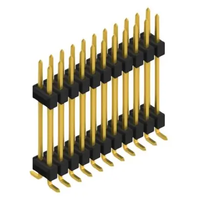 Saisonangebot Stiftleiste, 22-polig, RM 2.54 mm, abgewinkelt, schwarz, 10052399