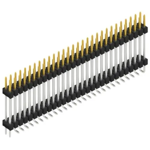 Jetzt Bestellen Stiftleiste, 58-polig, RM 2.54 mm, abgewinkelt, schwarz, SL16SMD20758SP