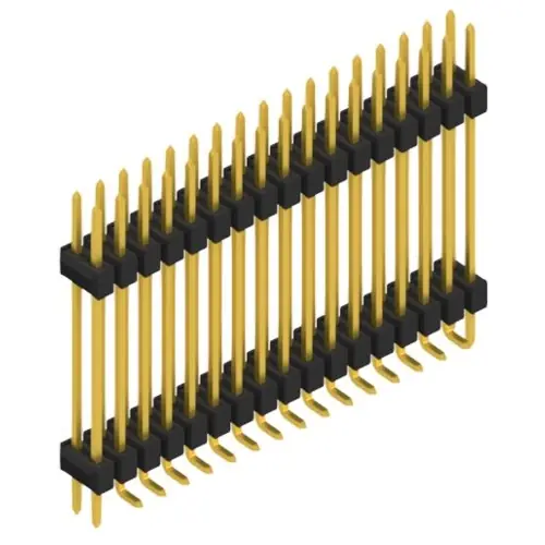 Heißes Angebot Stiftleiste, 34-polig, RM 2.54 mm, abgewinkelt, schwarz, SL16SMD24734GP