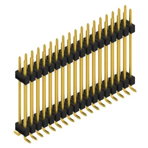 Sonderangebot Stiftleiste, 36-polig, RM 2.54 mm, abgewinkelt, schwarz, 10052510