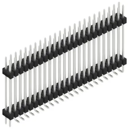 Stiftleiste, 48-polig, RM 2.54 mm, abgewinkelt, schwarz, SL16SMD24748ZP Wochenendangebot