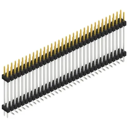 Highlight Stiftleiste, 66-polig, RM 2.54 mm, abgewinkelt, schwarz, SL16SMD24766SP