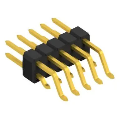 Aktuell Stiftleiste, 10-polig, RM 2.54 mm, gerade, schwarz, 10052544