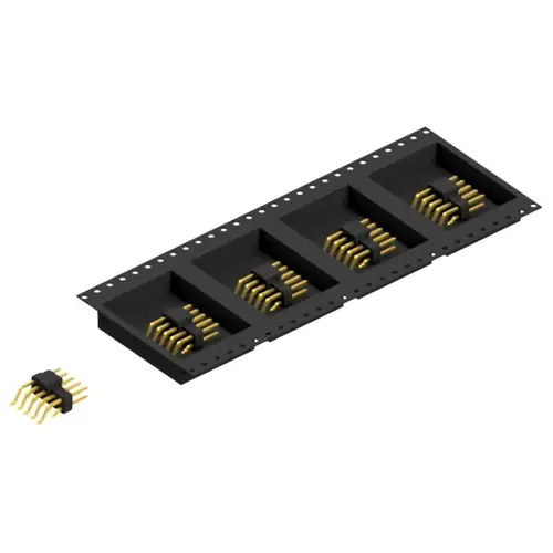 Preis Gesenkt Stiftleiste, 10-polig, RM 2.54 mm, gerade, schwarz, 10132808