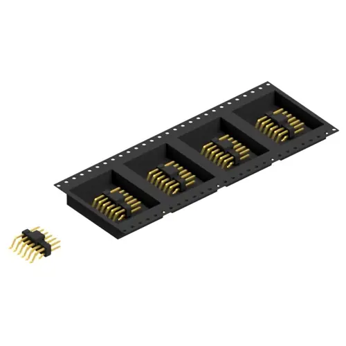 Stiftleiste, 12-polig, RM 2.54 mm, gerade, schwarz, SL17SMD05812GBTR Super-Preis