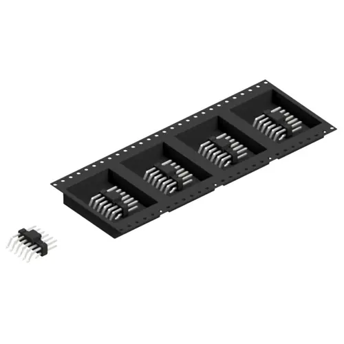 Stiftleiste, 12-polig, RM 2.54 mm, gerade, schwarz, SL17SMD05812ZBTR Neu