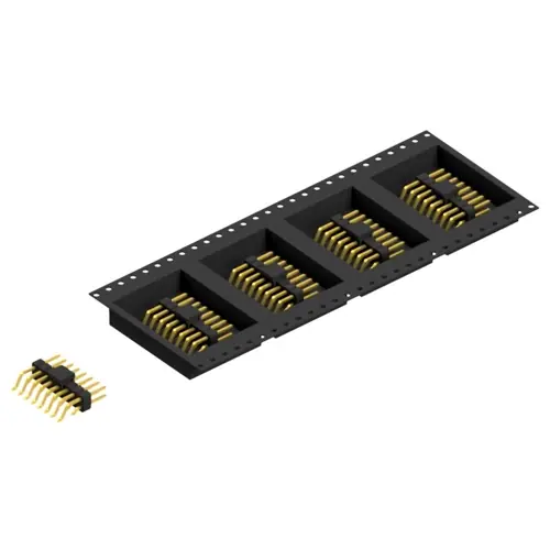 Günstig Stiftleiste, 16-polig, RM 2.54 mm, gerade, schwarz, 10052567