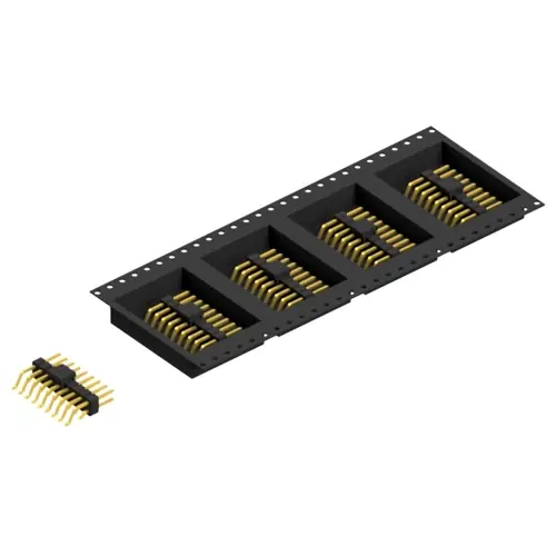 Stiftleiste, 18-polig, RM 2.54 mm, gerade, schwarz, 10052576 Mega-Angebot