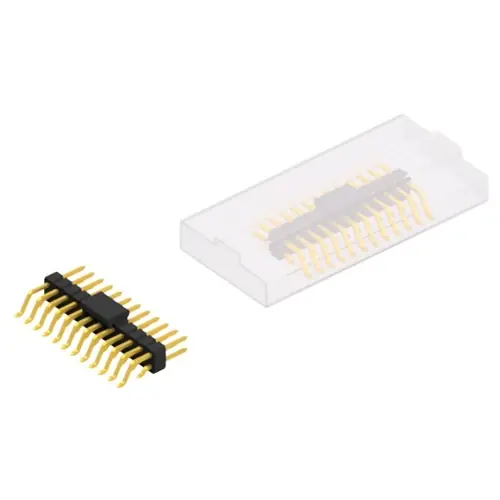 Top-Preis Stiftleiste, 24-polig, RM 2.54 mm, gerade, schwarz, 10052599