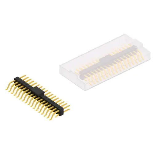 Bestseller Stiftleiste, 34-polig, RM 2.54 mm, gerade, schwarz, 10052634