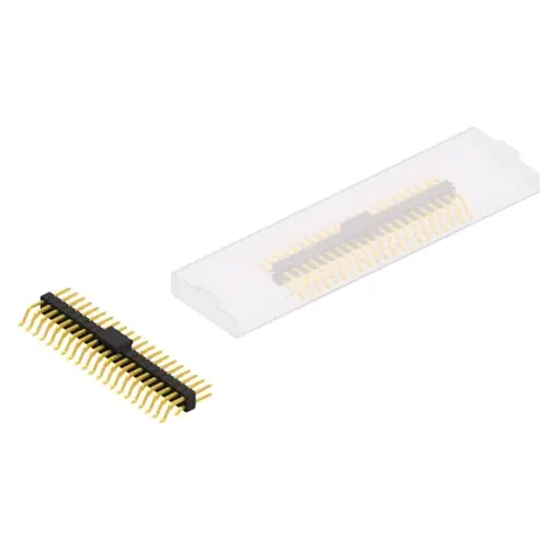 Stiftleiste, 42-polig, RM 2.54 mm, gerade, schwarz, SL17SMD05842GBSM Günstig