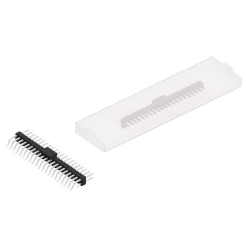 Stiftleiste, 42-polig, RM 2.54 mm, gerade, schwarz, SL17SMD05842ZBSM Saisonangebot