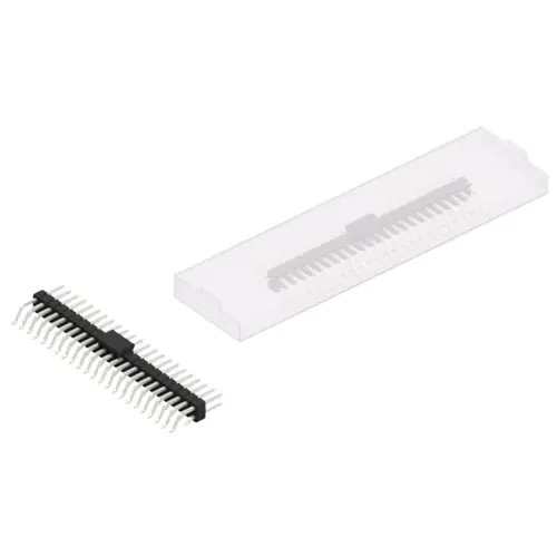 Stiftleiste, 46-polig, RM 2.54 mm, gerade, schwarz, SL17SMD05846ZBSM Jetzt Kaufen