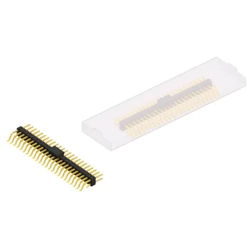 Gratis Versand Stiftleiste, 48-polig, RM 2.54 mm, gerade, schwarz, SL17SMD05848GBSM