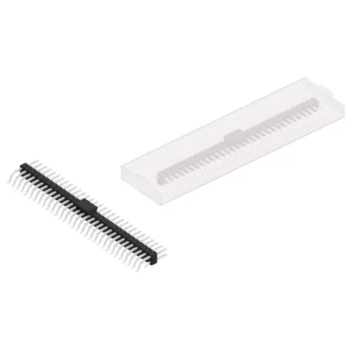 Sale Stiftleiste, 62-polig, RM 2.54 mm, gerade, schwarz, SL17SMD05862ZBSM