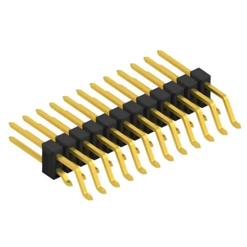 Neue Kollektion Stiftleiste, 24-polig, RM 2.54 mm, gerade, schwarz, 10052735