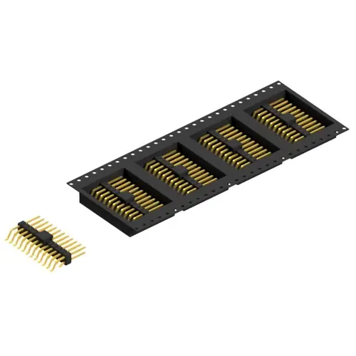 Sale Stiftleiste, 24-polig, RM 2.54 mm, gerade, schwarz, SL17SMD08324GBTR