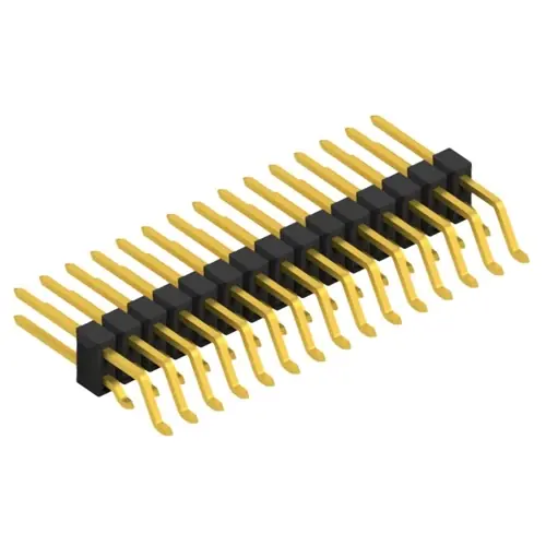 Neuheit Stiftleiste, 30-polig, RM 2.54 mm, gerade, schwarz, 10052755