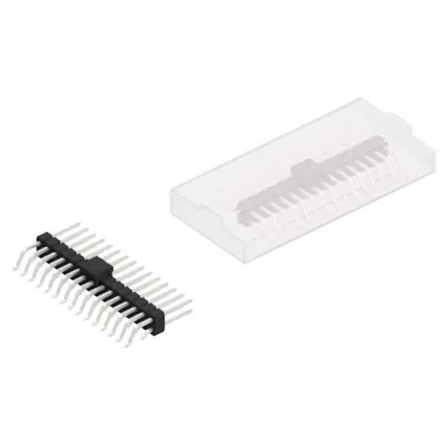 Stiftleiste, 30-polig, RM 2.54 mm, gerade, schwarz, 10052759 Beliebt