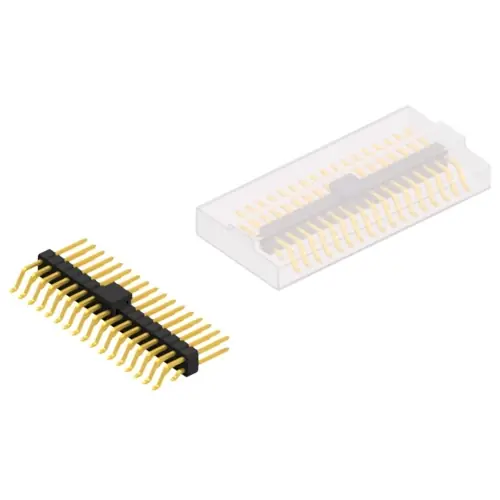 Stiftleiste, 34-polig, RM 2.54 mm, gerade, schwarz, 10052768 Aktuell