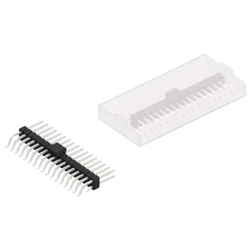 Stiftleiste, 34-polig, RM 2.54 mm, gerade, schwarz, 10052771 Solange Der Vorrat Reicht