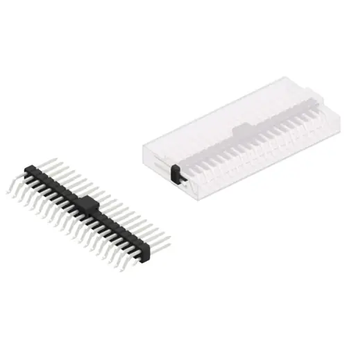 Stiftleiste, 40-polig, RM 2.54 mm, gerade, schwarz, 10052790 Heißes Angebot