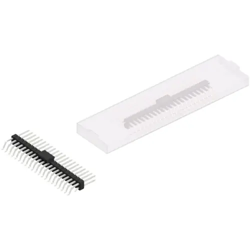 Angebot Stiftleiste, 42-polig, RM 2.54 mm, gerade, schwarz, SL17SMD08342ZBSM