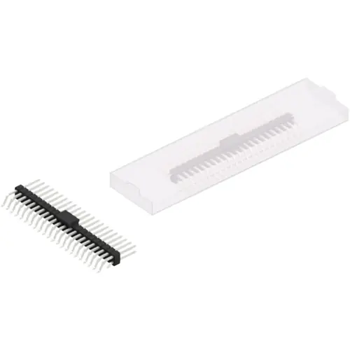 Stiftleiste, 44-polig, RM 2.54 mm, gerade, schwarz, SL17SMD08344ZBSM Schneller Versand