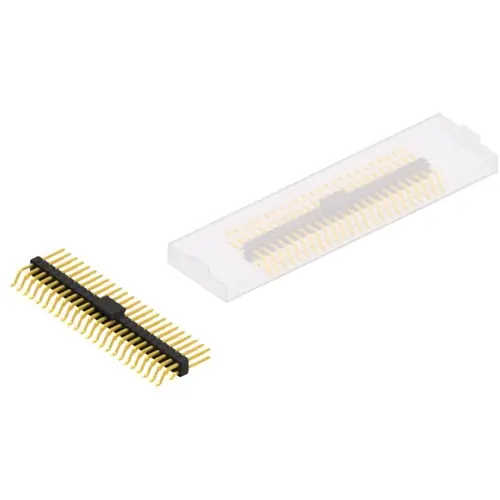 Sofort Bestellen Stiftleiste, 48-polig, RM 2.54 mm, gerade, schwarz, SL17SMD08348GBSM