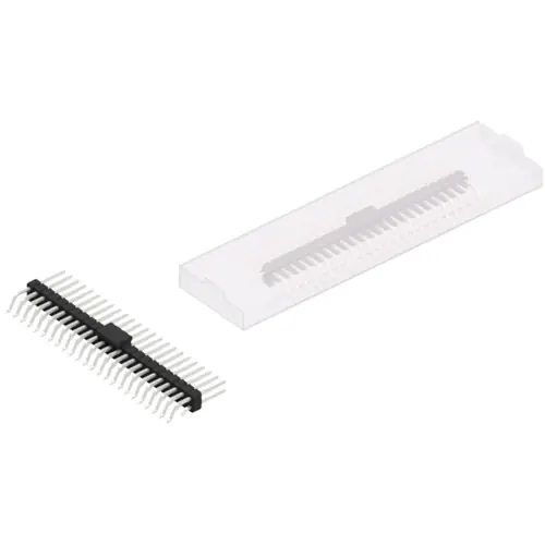 Sofort Bestellen Stiftleiste, 48-polig, RM 2.54 mm, gerade, schwarz, SL17SMD08348ZBSM