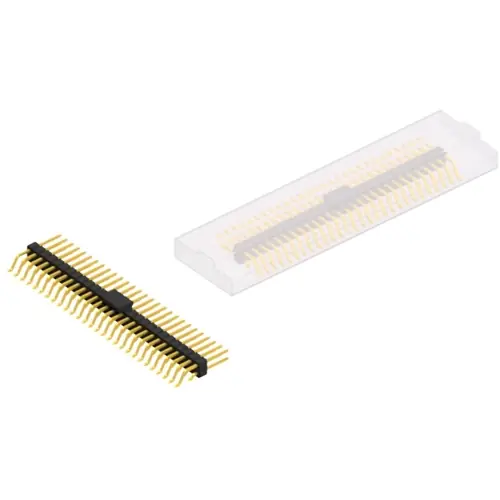 Stiftleiste, 56-polig, RM 2.54 mm, gerade, schwarz, SL17SMD08356GBSM Online Kaufen