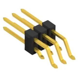 Stiftleiste, 6-polig, RM 2.54 mm, gerade, schwarz, 10052671 Markenware