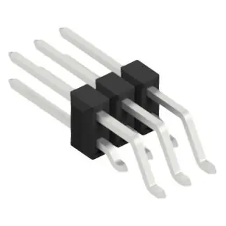 Stiftleiste, 6-polig, RM 2.54 mm, gerade, schwarz, 10052676 Heißes Angebot