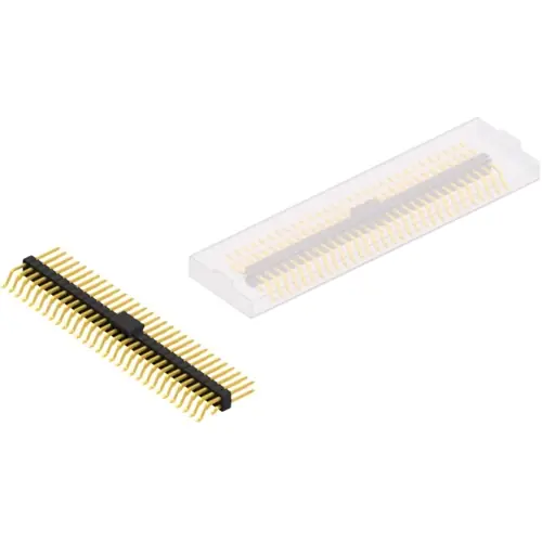 Aktuell Stiftleiste, 60-polig, RM 2.54 mm, gerade, schwarz, SL17SMD08360GBSM