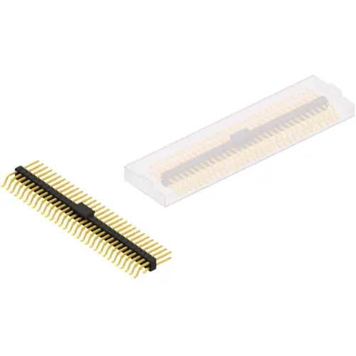 Preisknaller Stiftleiste, 62-polig, RM 2.54 mm, gerade, schwarz, SL17SMD08362GBSM