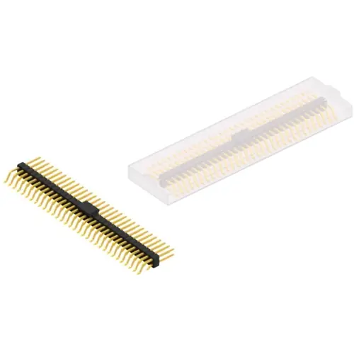 Stiftleiste, 64-polig, RM 2.54 mm, gerade, schwarz, SL17SMD08364GBSM Kostenloser Versand